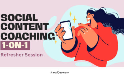 Social Media & Content Creation: 1-on-1 Training Coaching Refresher