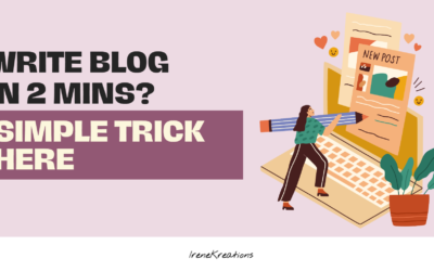 Want to Write a Blog Article in Minutes? Here’s the Simple Trick!