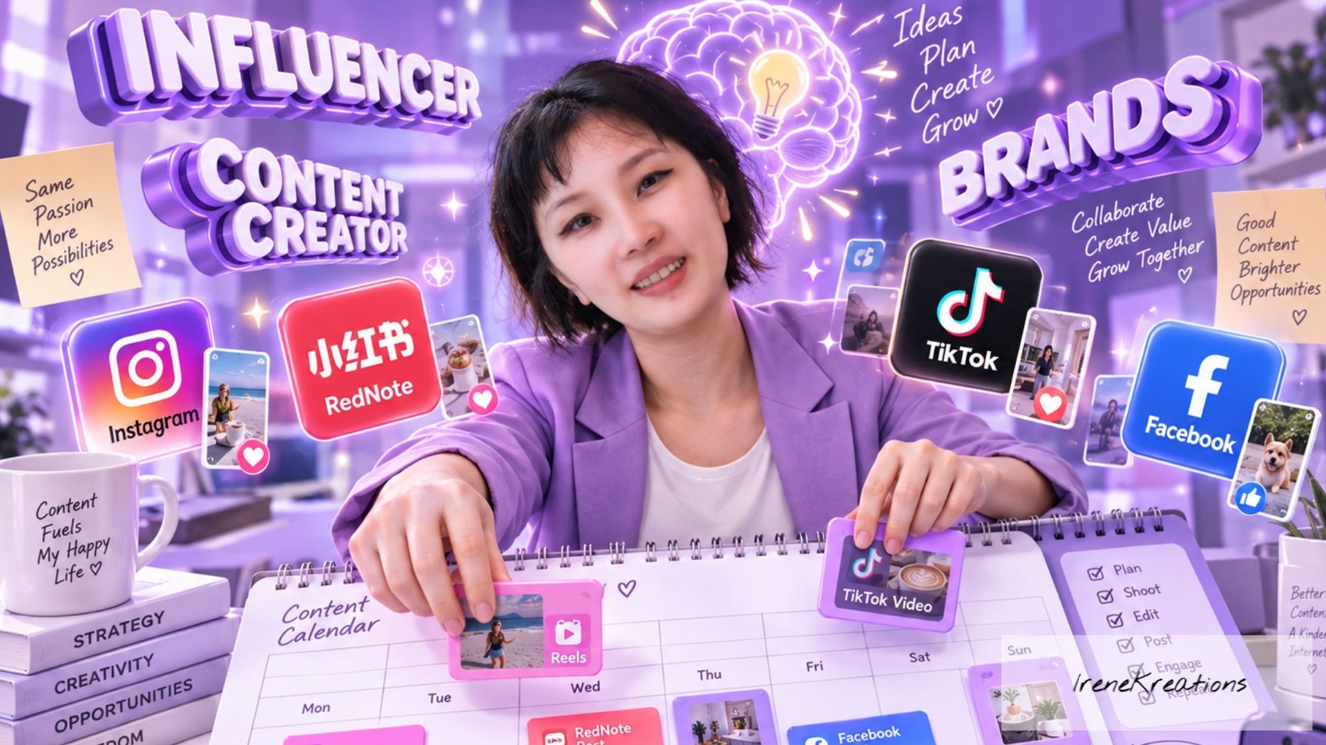 Influencer content creator marketing